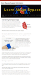 Mobile Screenshot of learnaboutbypass.com